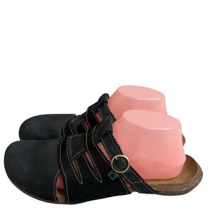 El Naturalista Women’s Wakataua Slip‎ On Mule Shoes black
sz 11/42 Comfort EUC